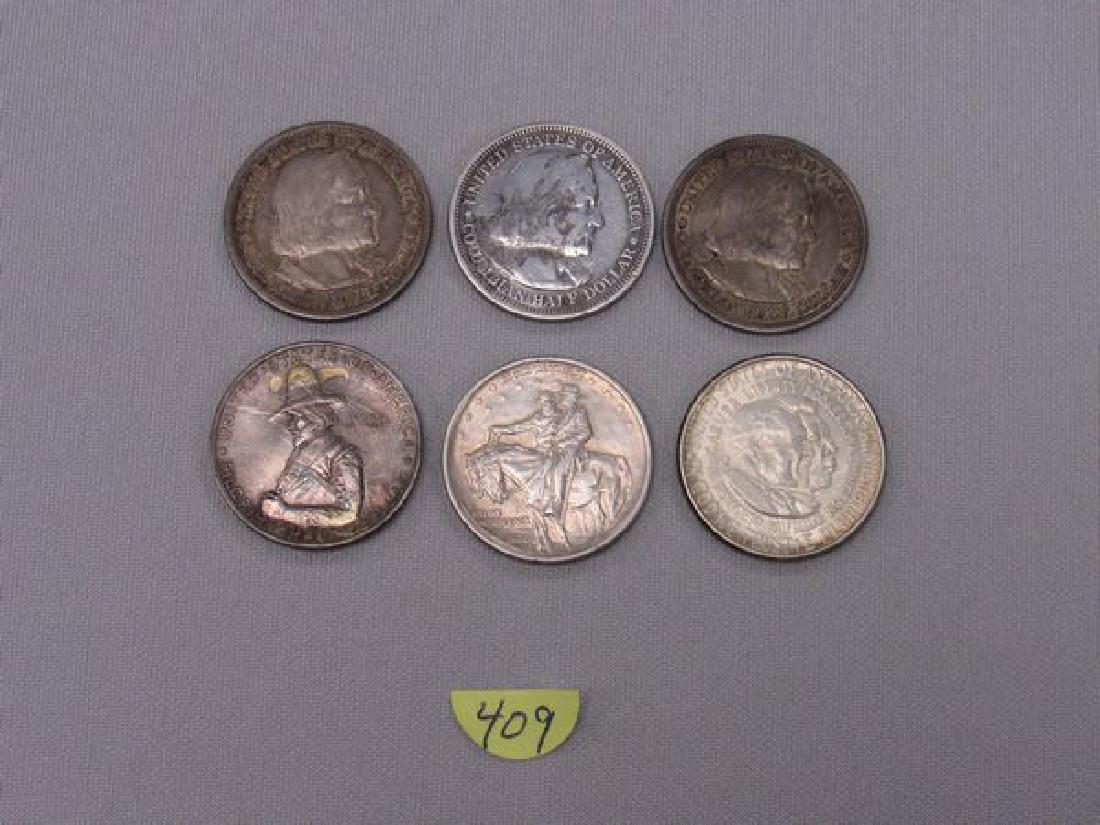 (6) COMMEMORATIVE HALF DOLLARS: (1 of 2)