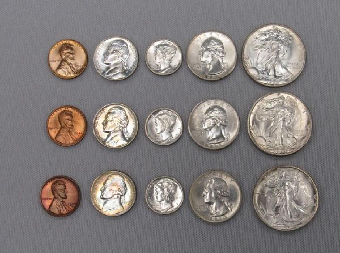 1944 P, D & S YEAR SETS: (1 of 2)