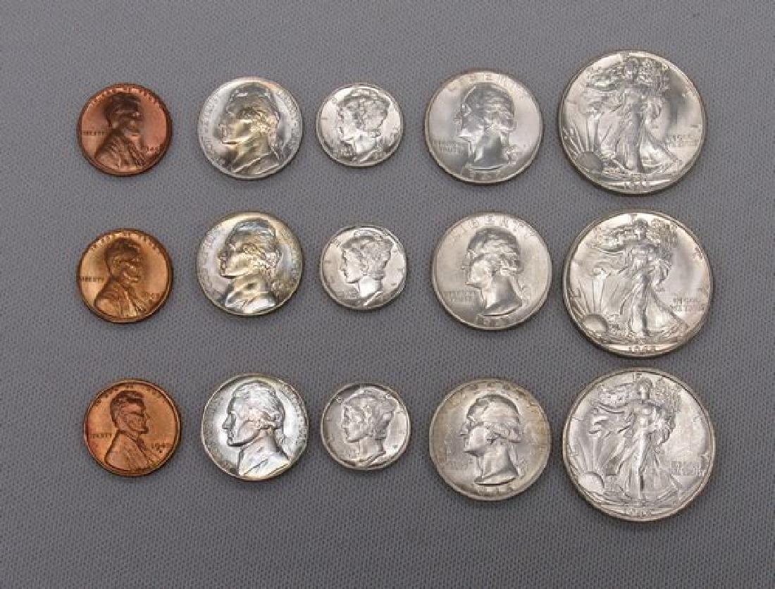1945 P, D & S YEAR SETS: (1 of 2)
