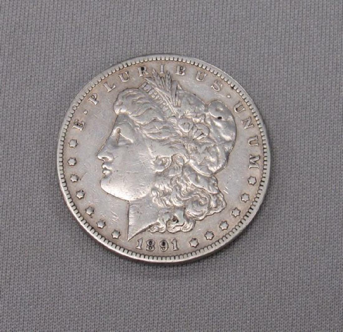 1891CC MORGAN DOLLAR: (1 of 2)