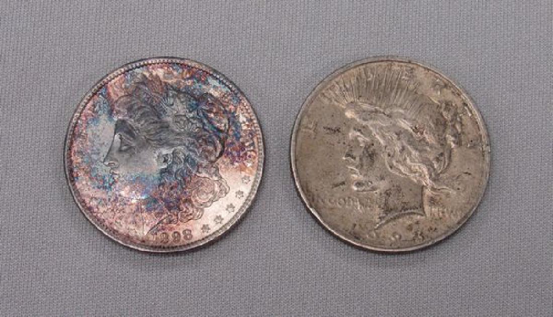 1898 MORGAN & 1923-D PEACE DOLLARS: (1 of 2)