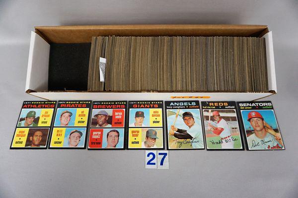 (500 +/-) 1971 TOPPS BB CARDS, (1 of 1)