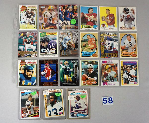 (3) TOPPS FB ROOKIE CARDS: (1 of 1)