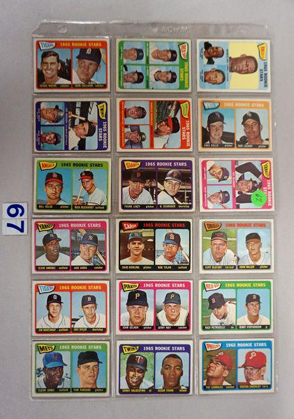(34 DIFF.) 1965 TOPPS BB ROOKIE CARDS (1 of 4)