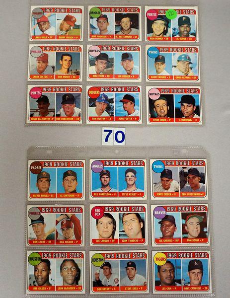 (27 DIFF.) 1969 TOPPS ROOKIE CARDS (1 of 4)