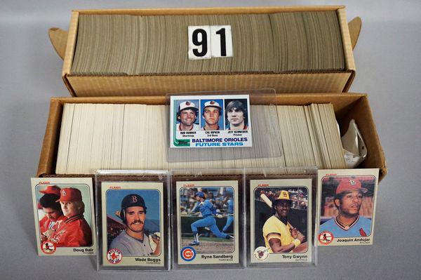1982 TOPPS & 1983 FLEER BB CARD SETS, (1 of 1)