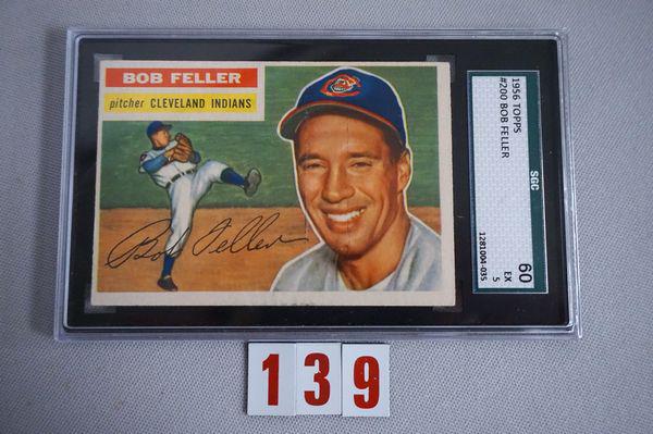 1956 TOPPS #200 BOB FELLER, (1 of 2)