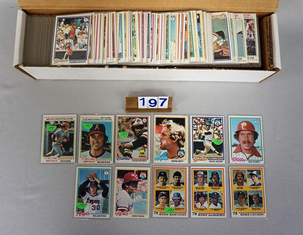 1978 TOPPS BB CARD SET, (1 of 4)