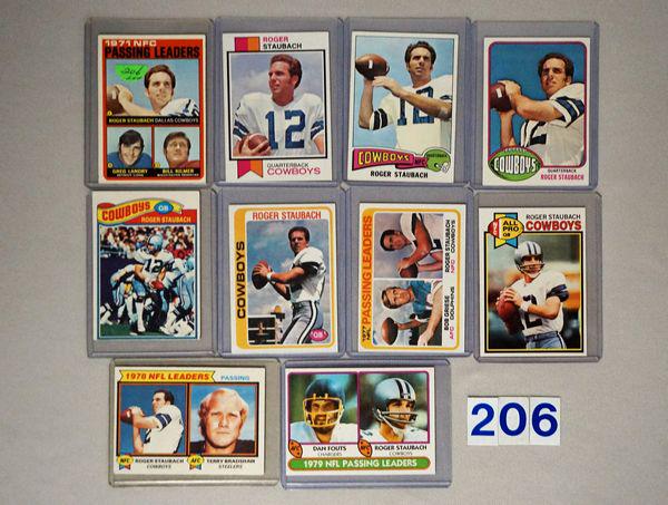 (20) 1969 TOPPS FOUR-IN-ONE FB CARDS, (1 of 6)