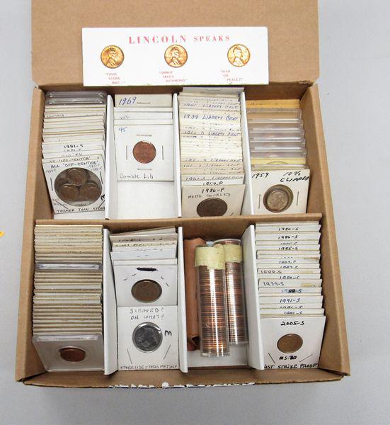 ESTATE COLLECTION OF 150+ ERROR COINS: (1 of 7)