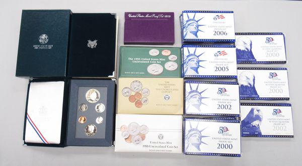 US. PROOF COIN SETS: (1 of 1)