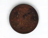 1835 HALF CENT: XF40