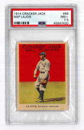 1914 CRACKER JACK #66 NAP  LaJOIE,