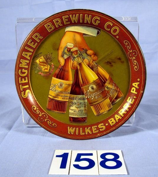 4 1/4" STEGMAIER BREWING CO. WILKES BARRE, PA TIP