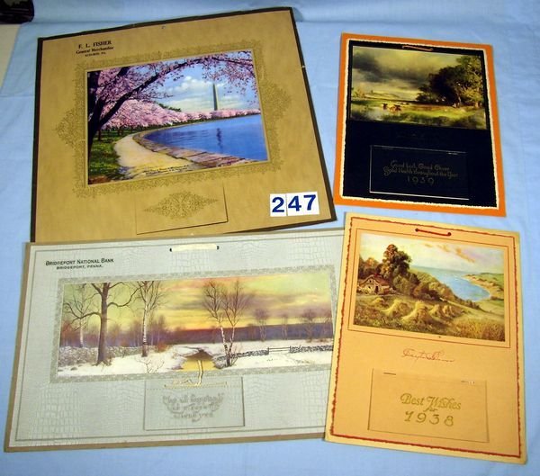 (4)-1932, 1926, 1938, 1939 BRIDGEPORT AUDUBON, PA