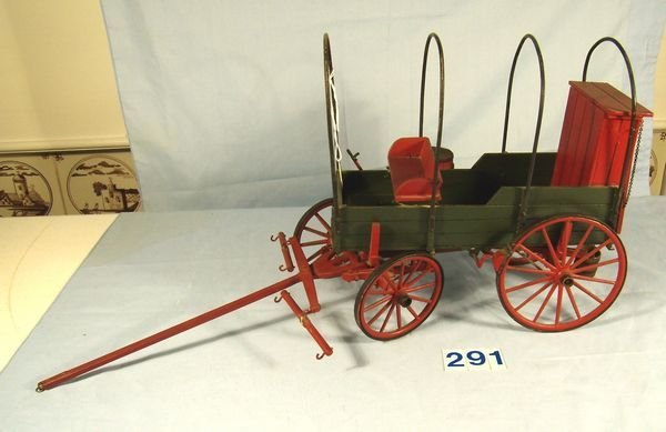 24" WOODEN CHUCK WAGON- EXCELLENT ORIGINAL CONDITI