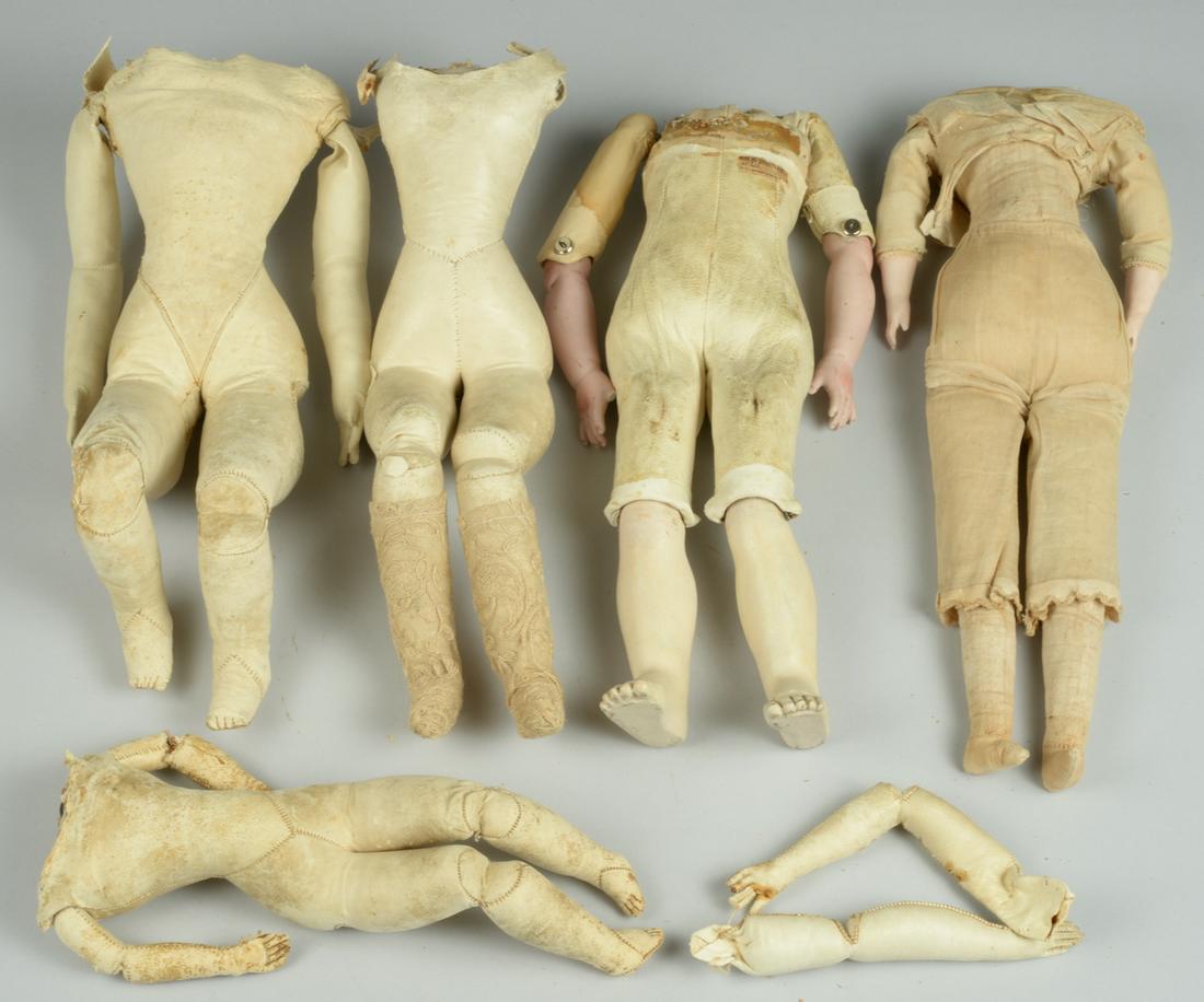 LOT OF 5 FRENCH & GERMAN DOLL BODIES: (1 of 4)