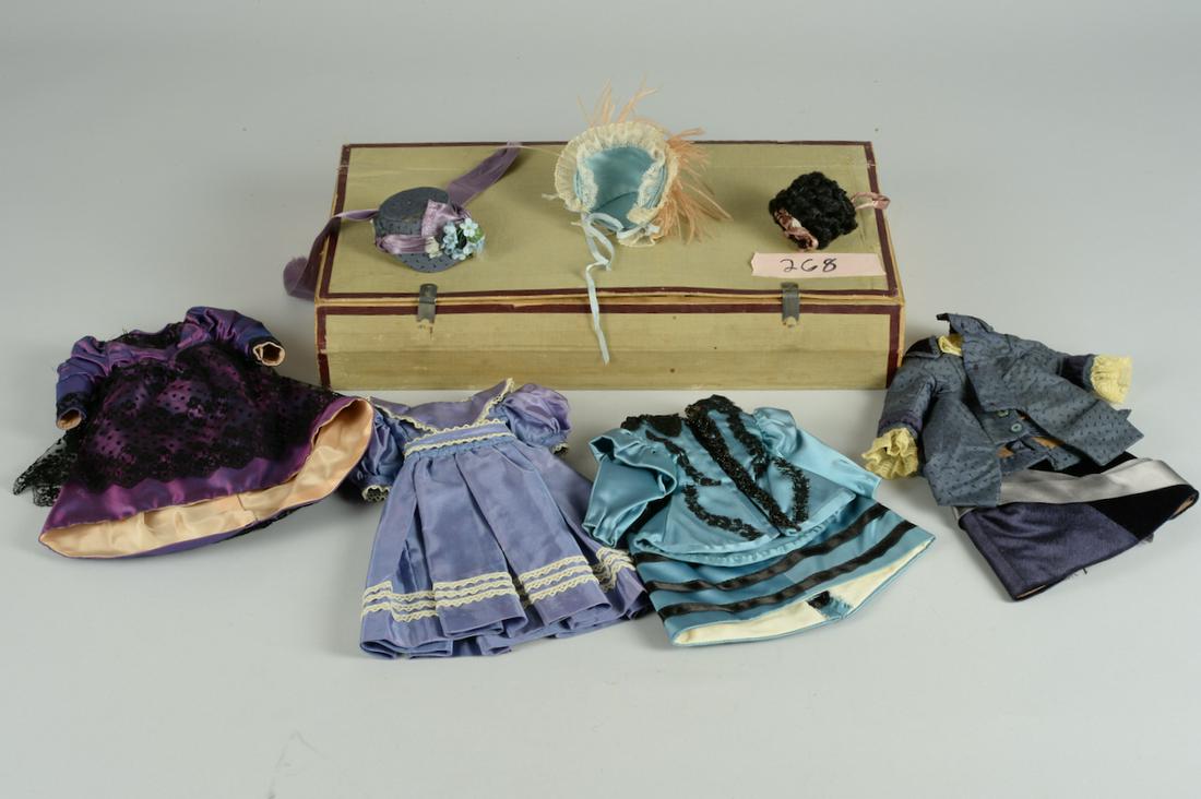 ANTIQUE AND VINTAGE DOLL WARDROBE (1 of 4)