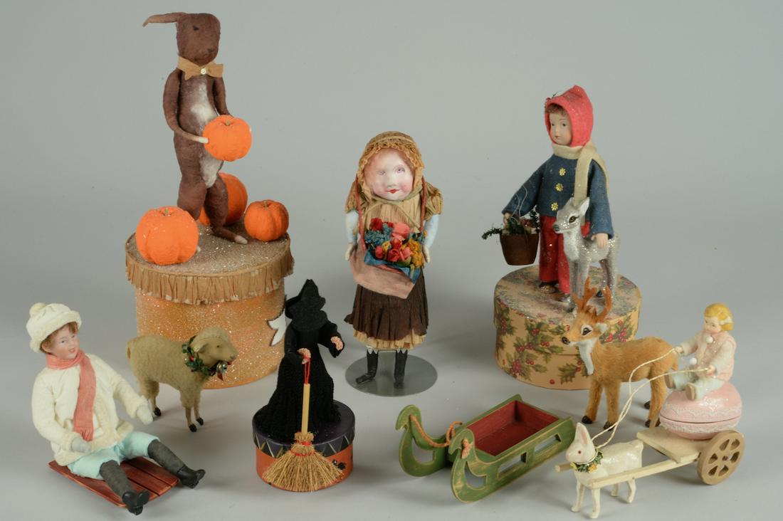 LOT OF VINTAGE HOLIDAY CANDY BOXES (1 of 1)