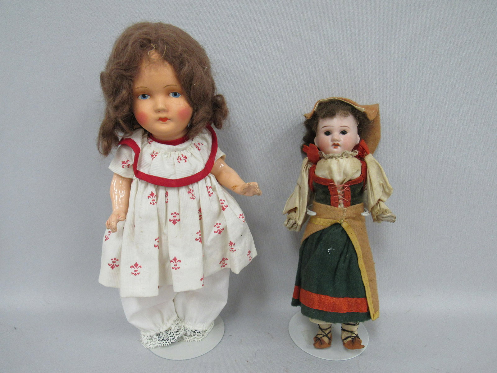 (2) ALL BISQUE DOLLS: (1 of 7)