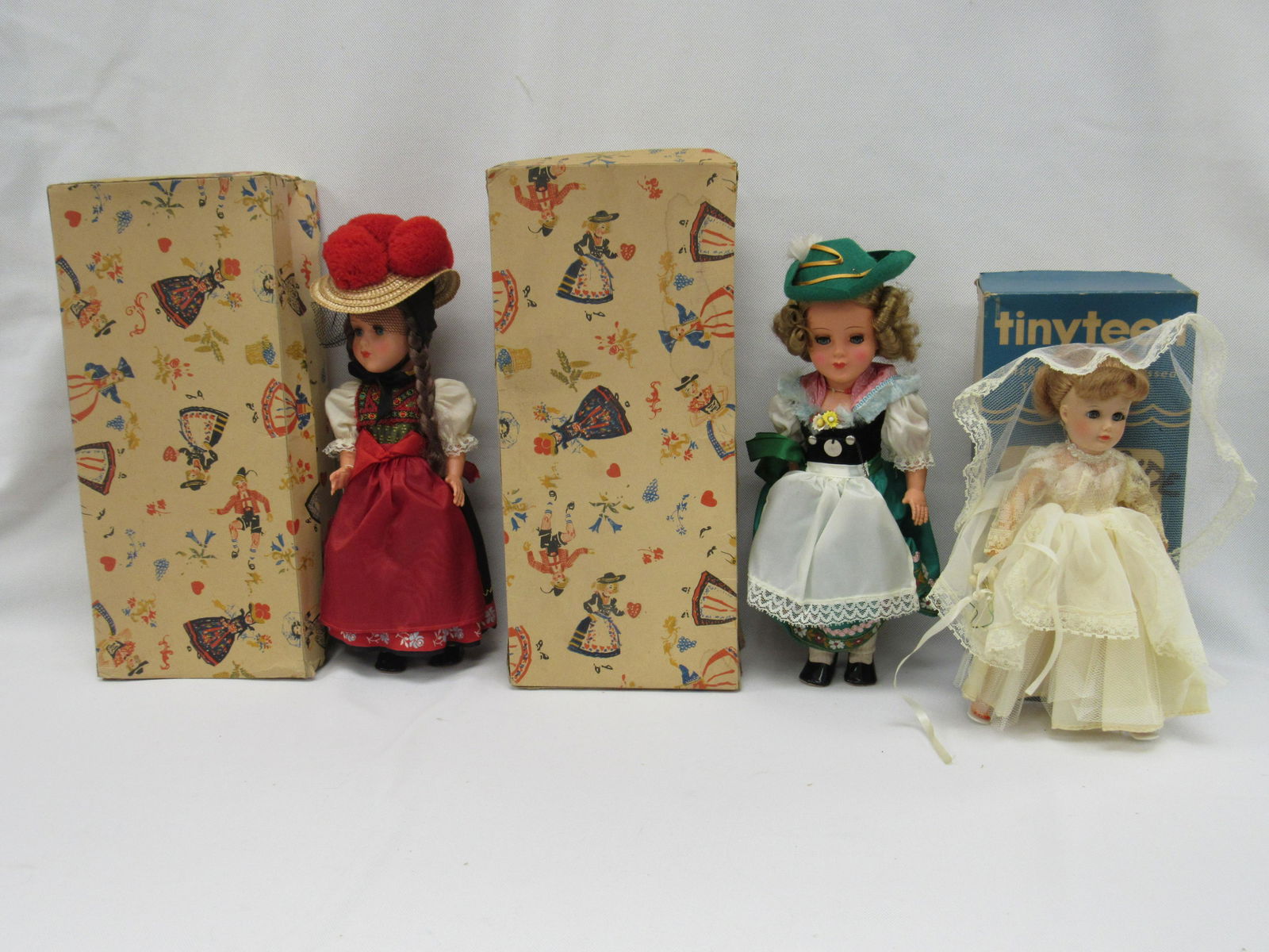(3) BOXED HARD PLASTIC DOLLS 1950'S - 60'S: (1 of 10)