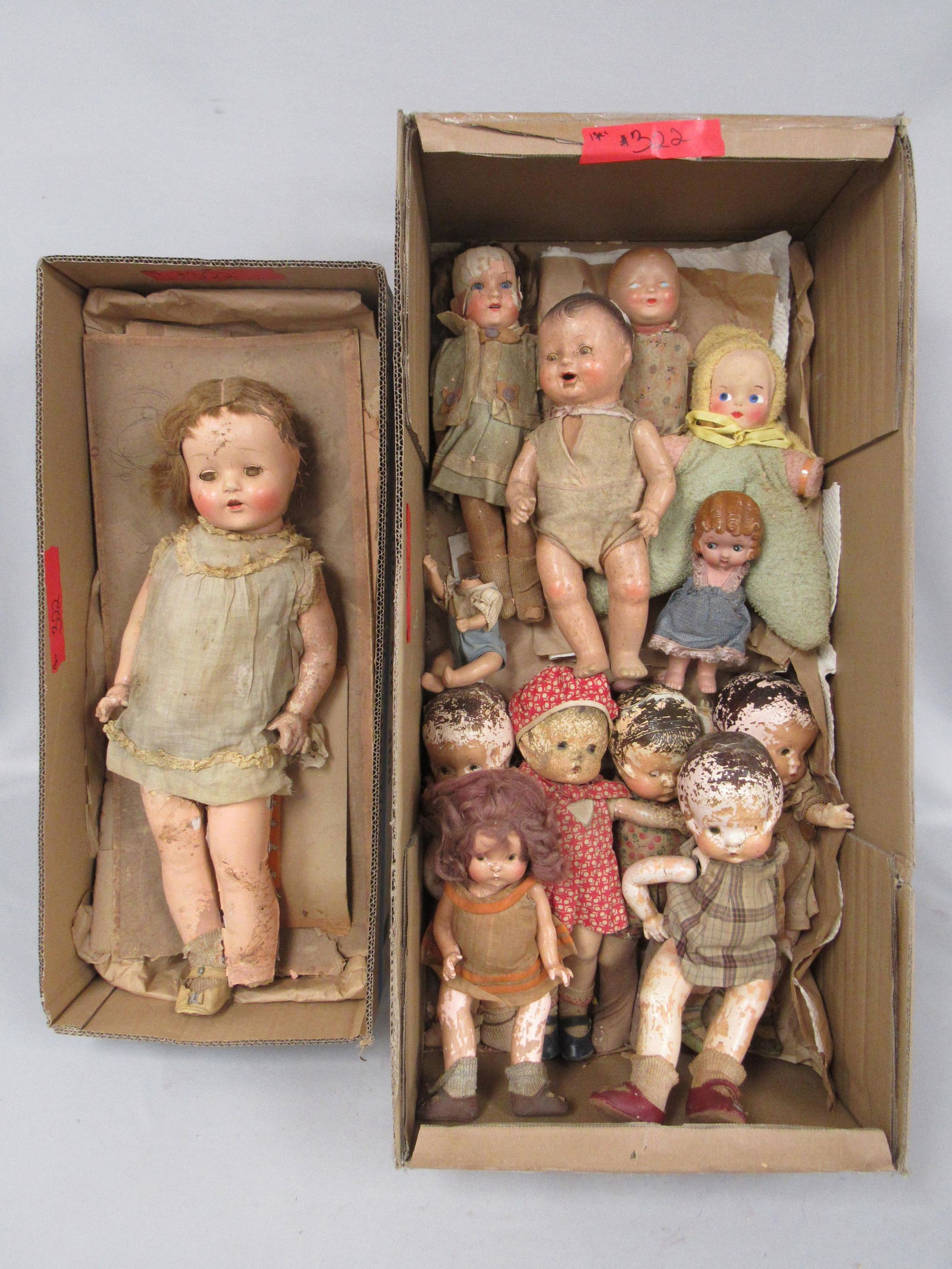 13 TLC COMPO & CLOTH DOLLS: (1 of 7)
