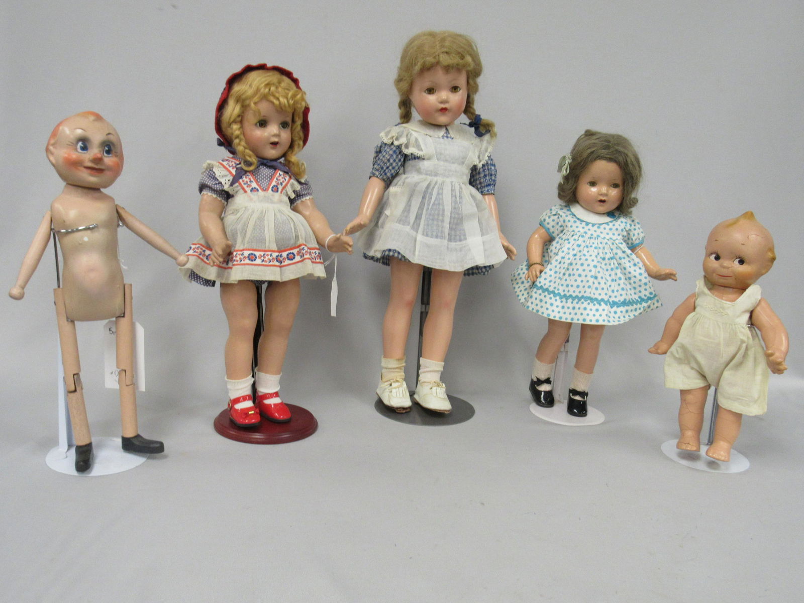 5 PCS. COMPO DOLLS: (1 of 20)