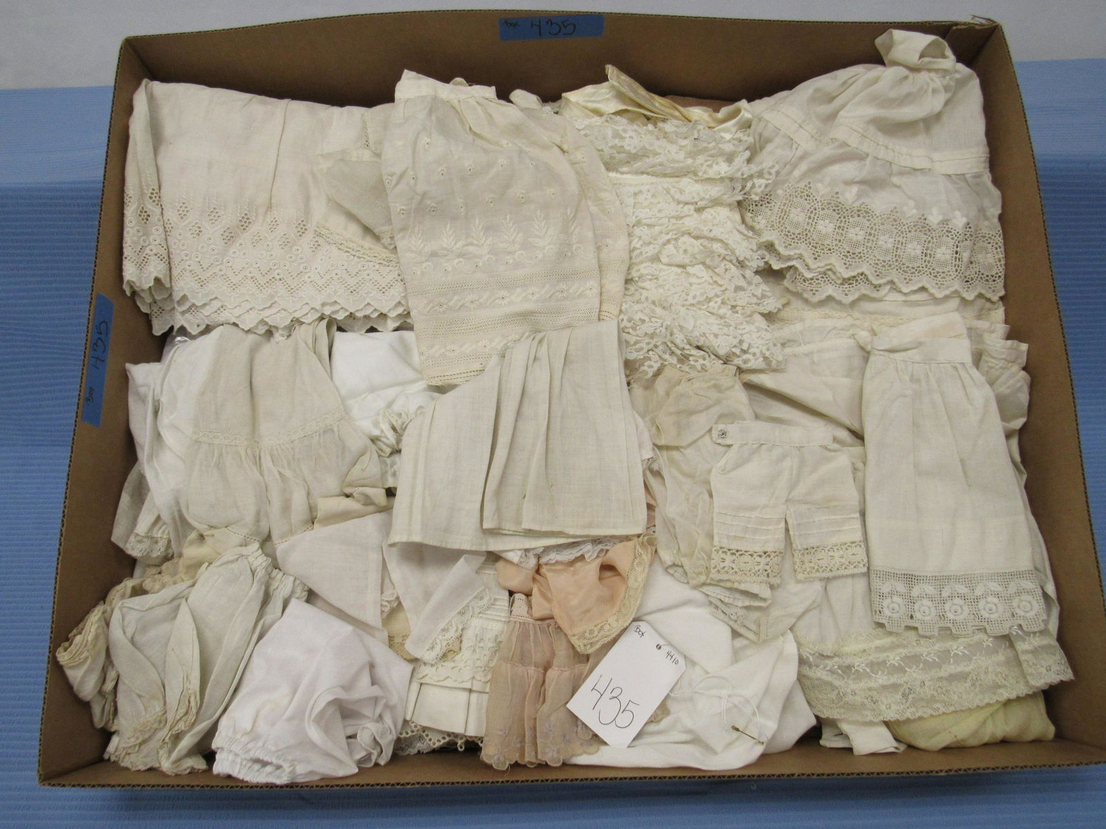 LOT OF WHITE SLIPS & PANTS ANTIQUE TO VINTAGE: (1 of 7)