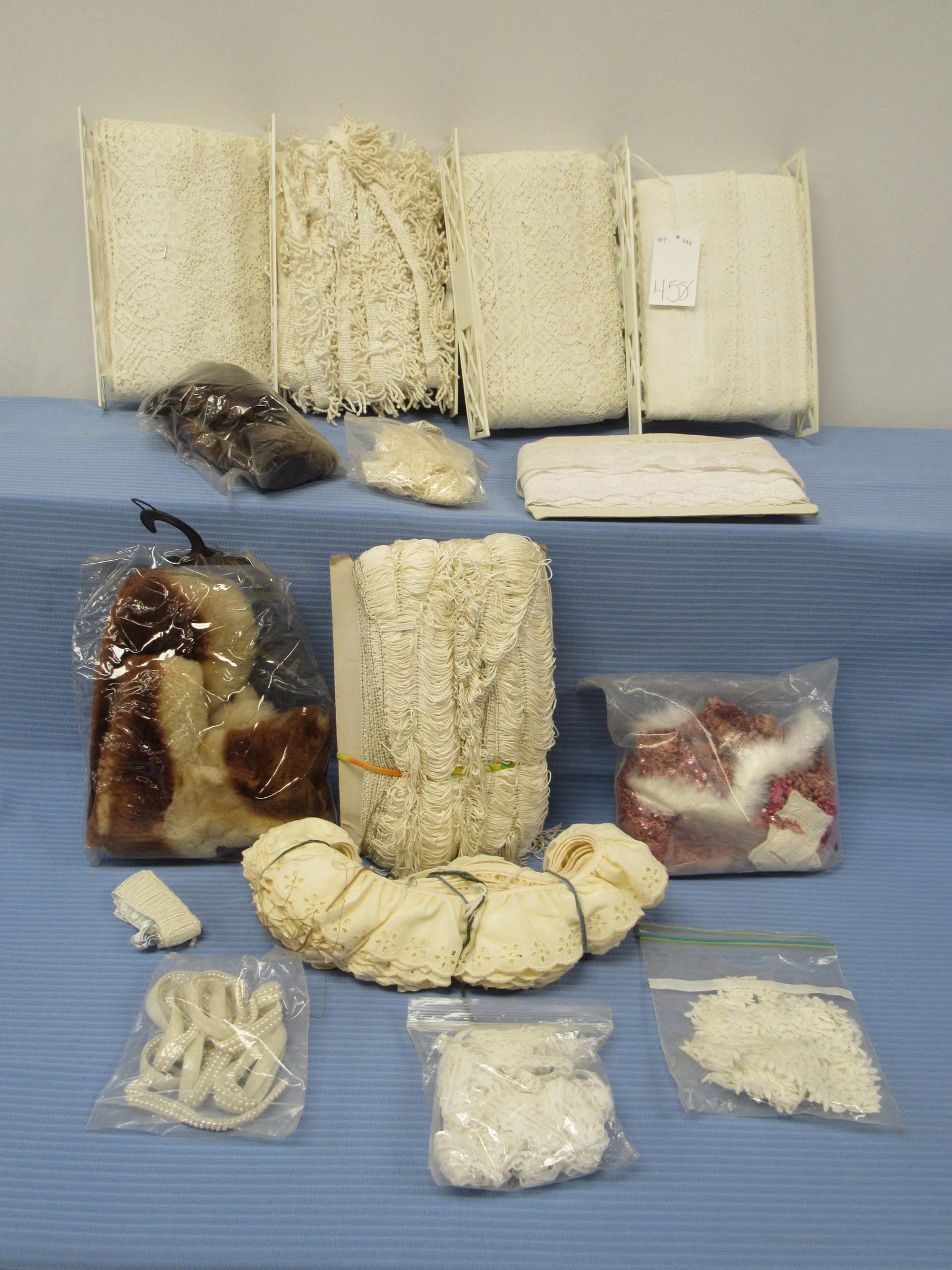 BOX OF LACE & TRIM:: FOR DECORATING & DOLL CLOTHING