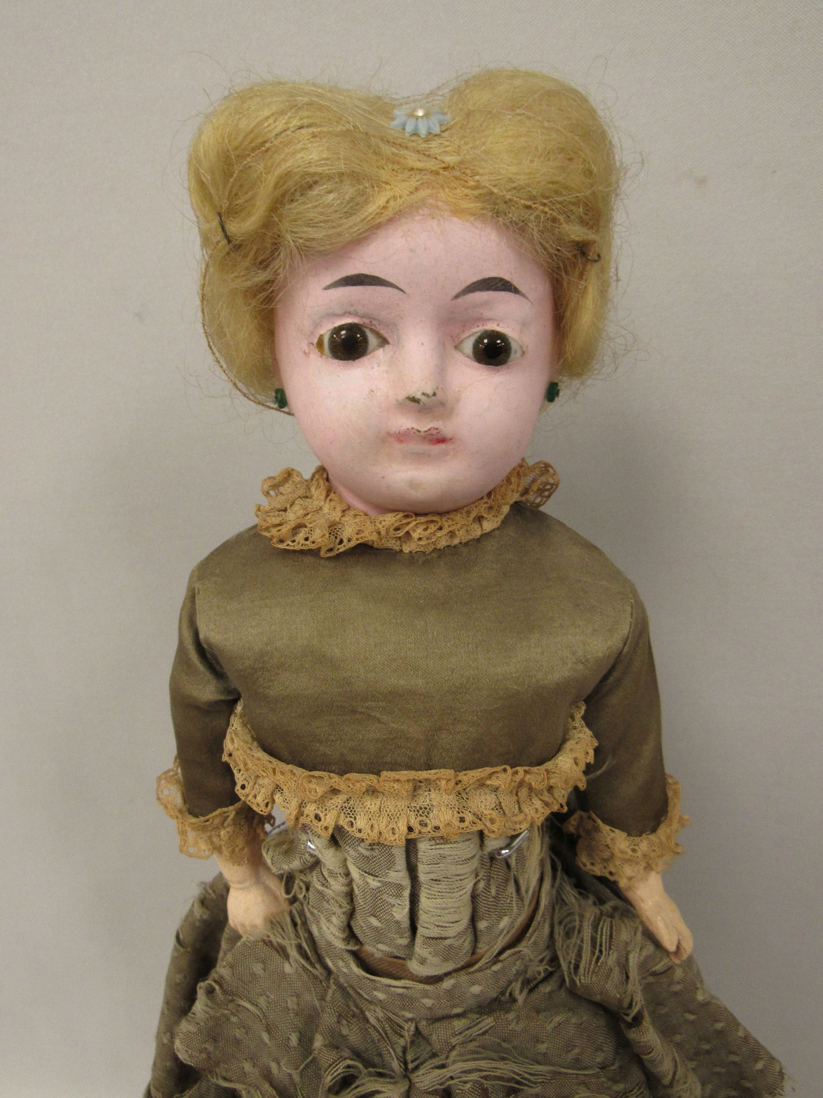 20 IN. WAX OVER COMPOSITION "PUMPKIN HEAD": (1 of 7)