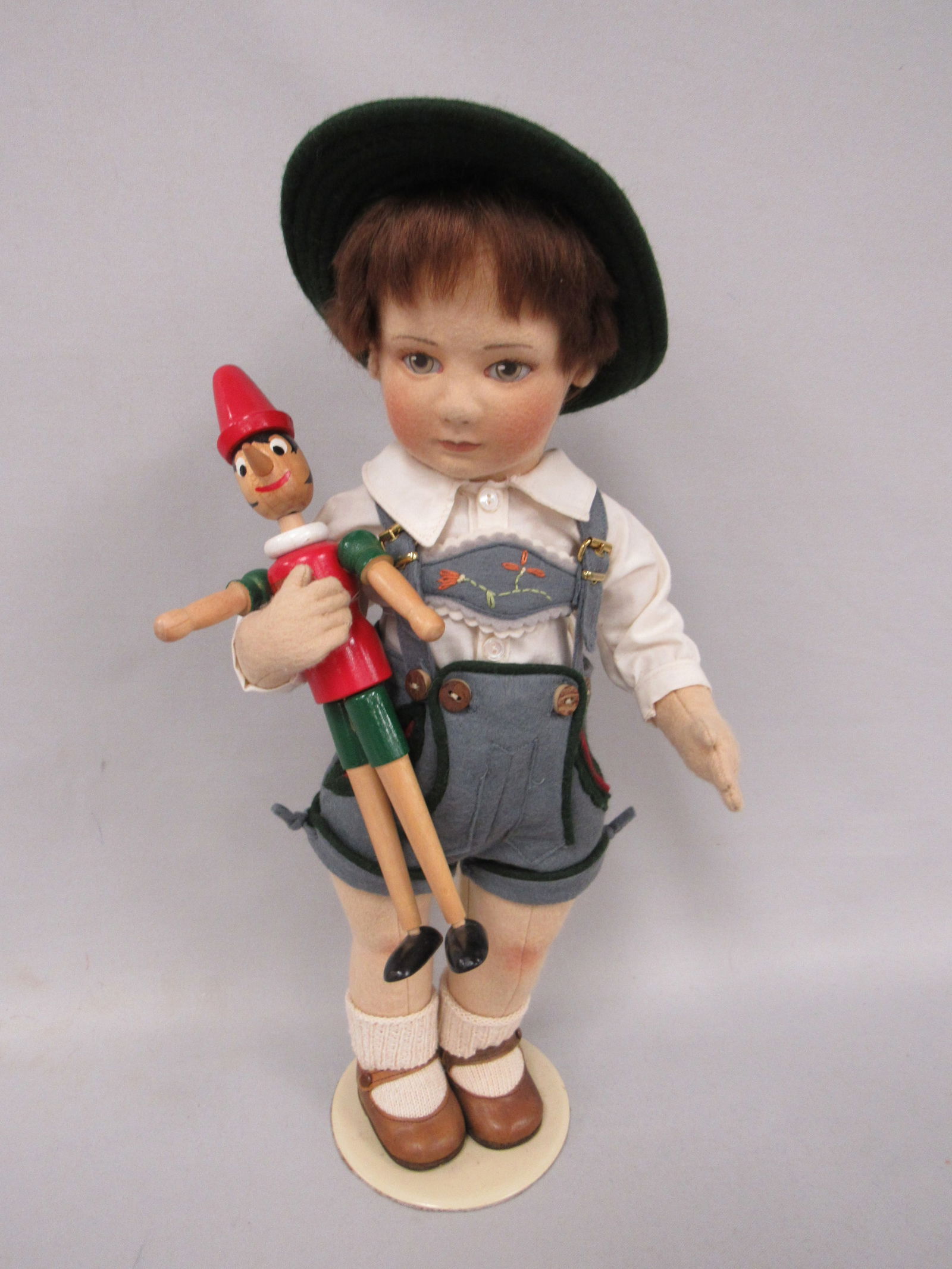 16 IN. R. JOHN WRIGHT "MAX AND HIS PINNOCHIO": (1 of 7)