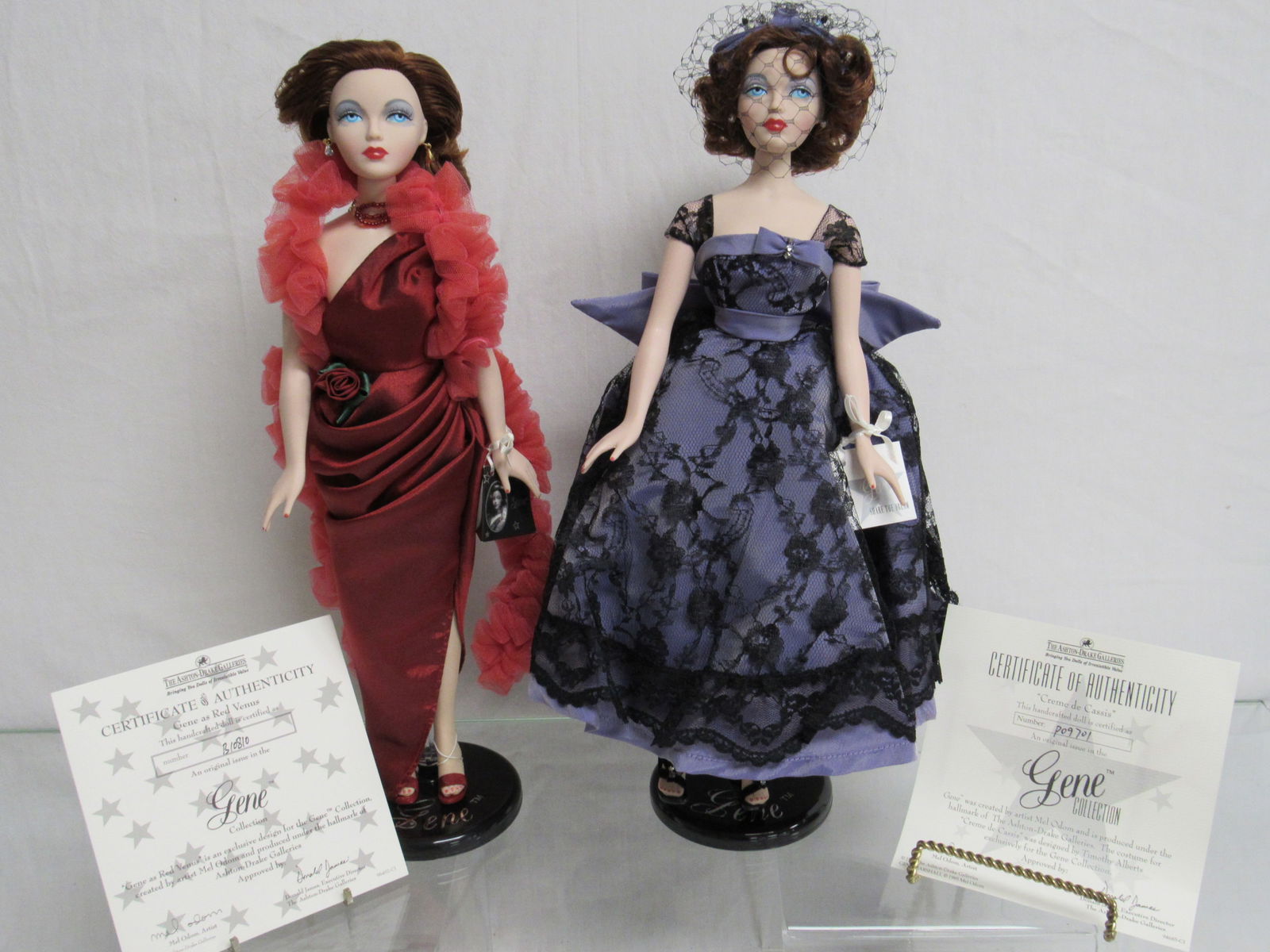 (2) ASHTON DRAKE "GENE" DOLLS: (1 of 4)