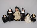 6 NUN DOLLS COMPO & H.P.: