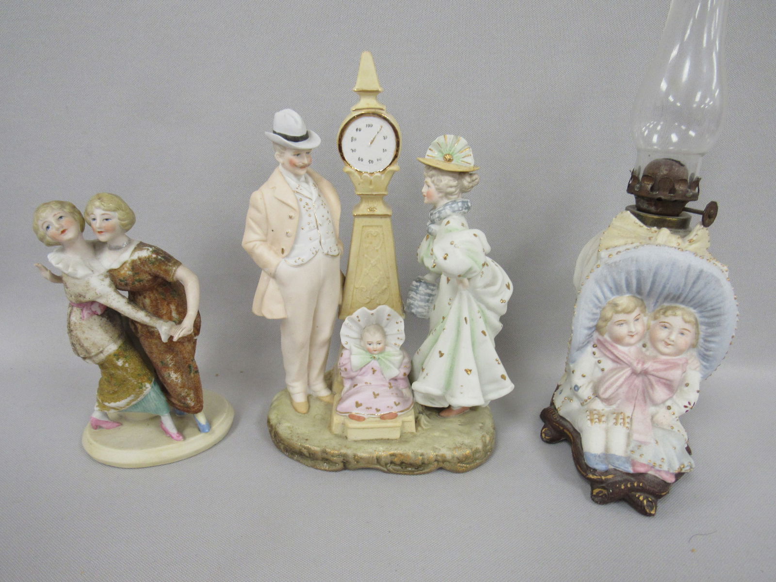 THREE GERMAN BISQUE NOVELTIES: (1 of 7)