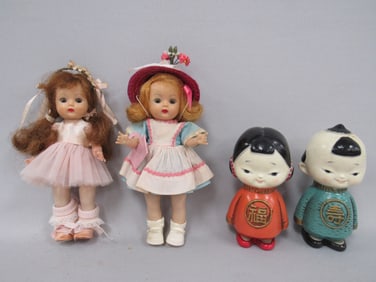 4 DOLL LOT: