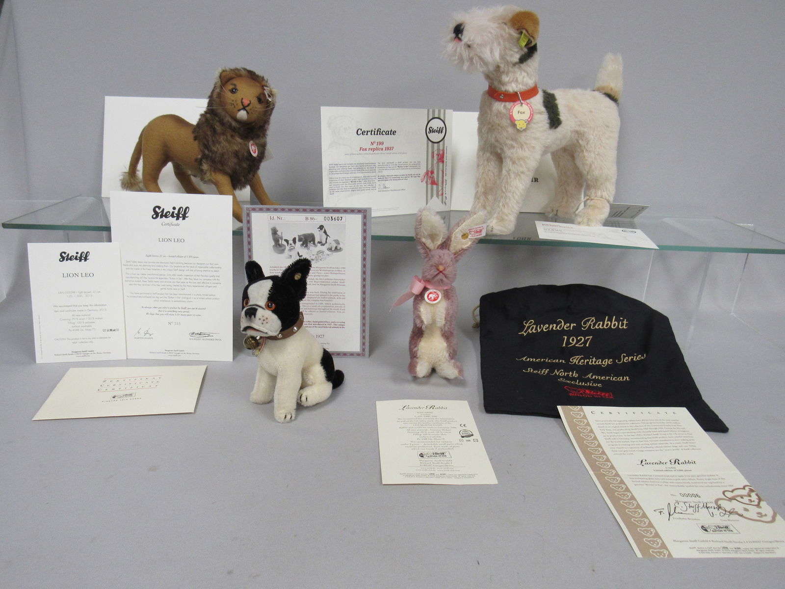 4 STEIFF REPLICAS: (1 of 20)
