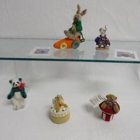 (5) DEB CANHAM ARTIST BEARS & ANIMALS: