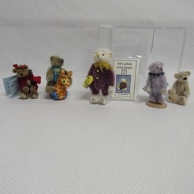 (5) DEB CANHAM ARTIST BEARS & ANIMALS: