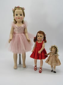 3 MME ALEXANDER DOLLS: