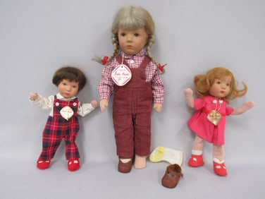 3 KATHE KRUSE DOLLS: