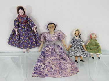 4 DOLL LOT:
