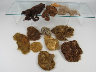 11 SARAN WIGS & PIECES