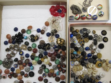 2 LOTS OF NICE SMALL BUTTONS FOR DOLL CLOTHES: