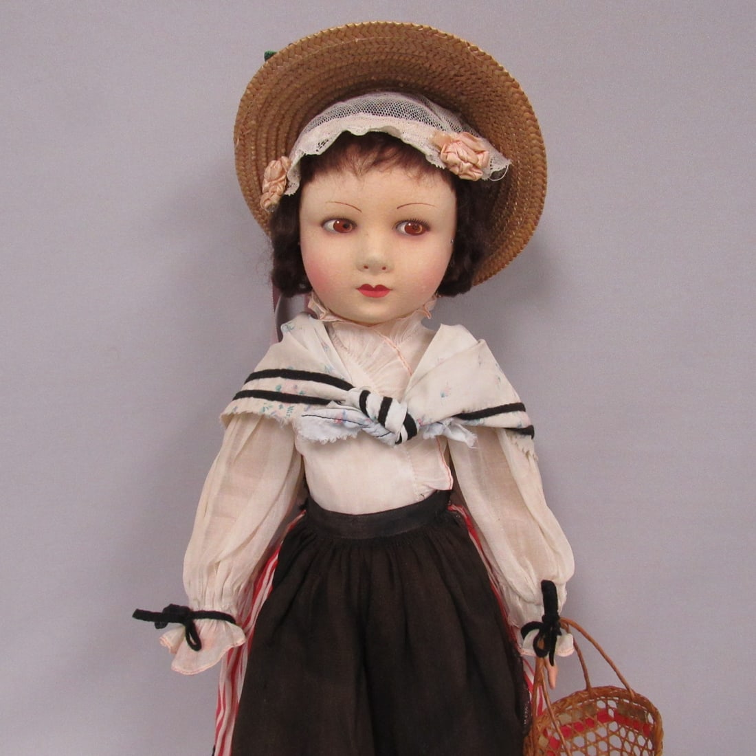 20 IN. ROYAL FRENCH CLOTH DOLL: (1 of 8)