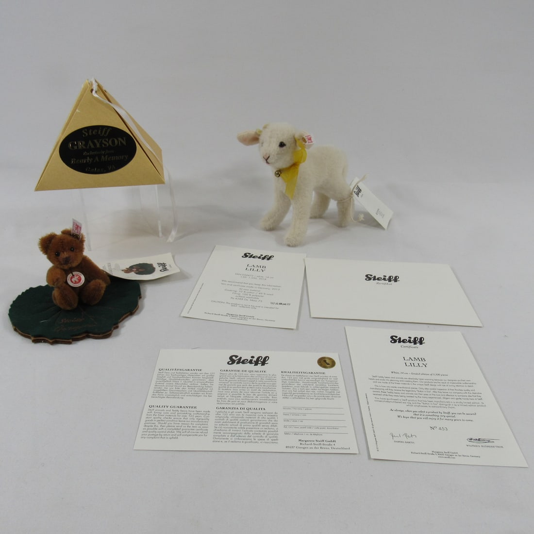 2 PCS. - STEIFF: (1 of 12)