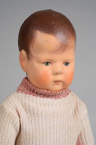 17 IN. "HAMPALCHEN" KATHE KRUSE "JUMPING DOLL": (1 of 9)