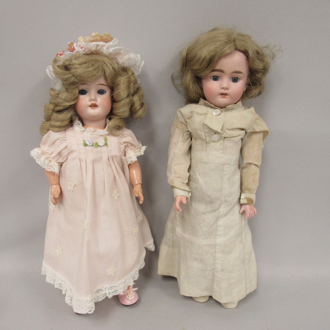 (2) BISQUE HEAD DOLLS: (1 of 11)
