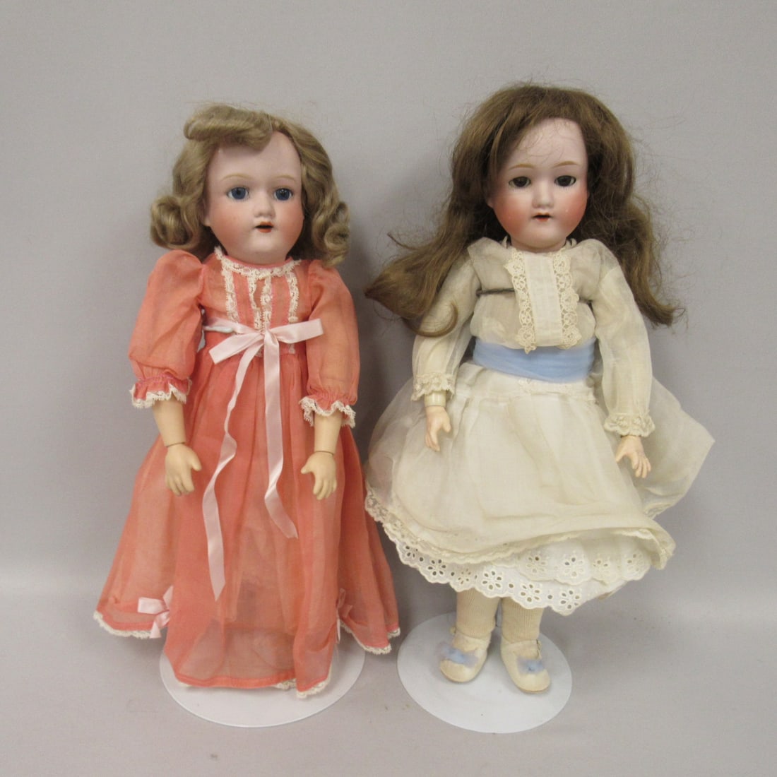 (2) MORIMURA BROS. BISQUE HEAD DOLLS: (1 of 12)