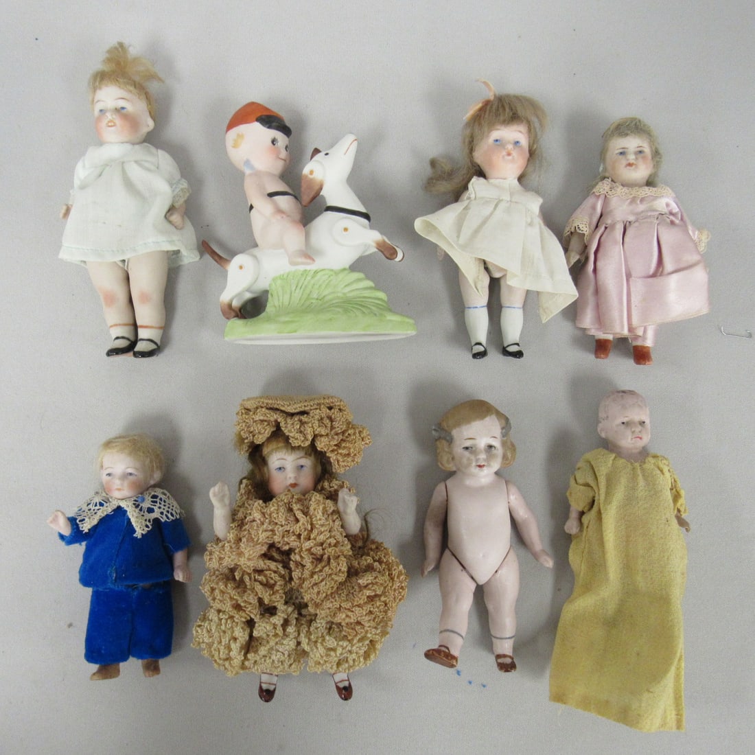 8 PC. BOX LOT ALL BISQUE: (1 of 8)