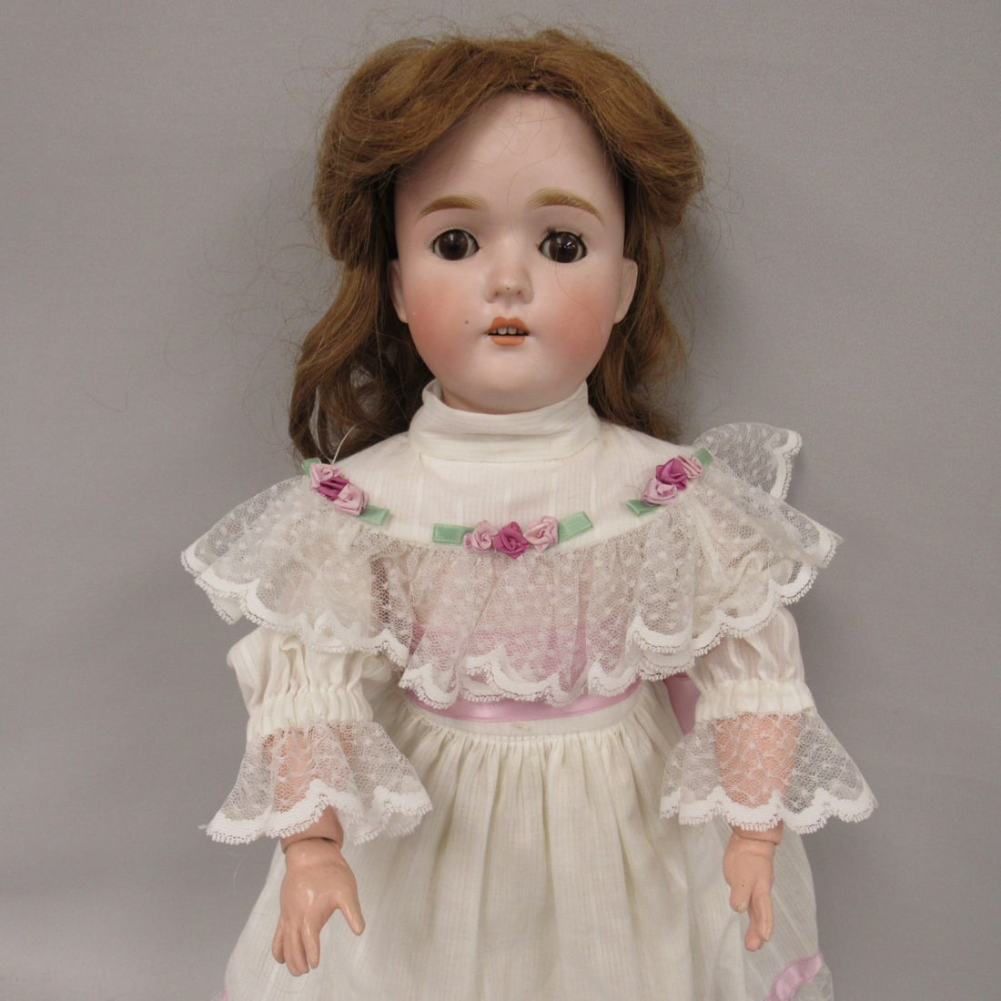 GEORGE BORGFELDT 25 IN. BISQUE HEAD DOLL: (1 of 12)